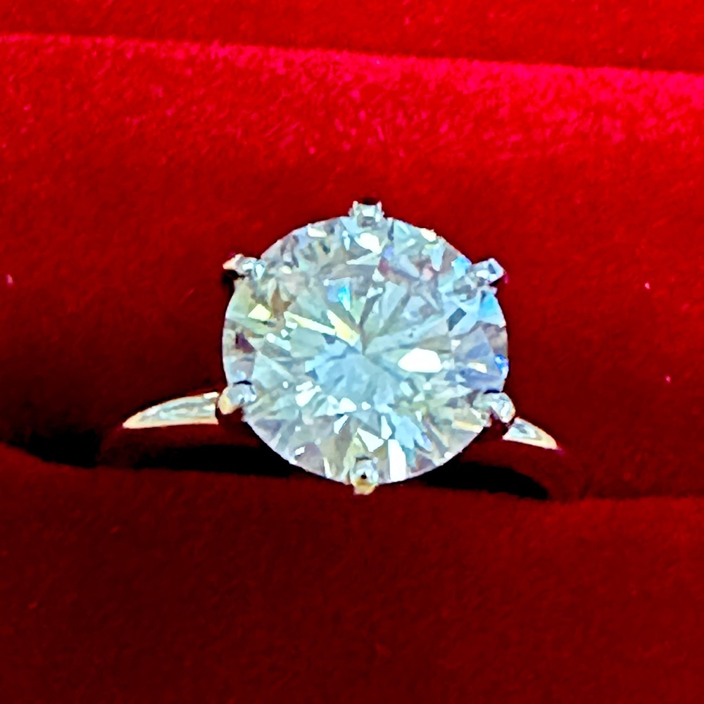 NEW 3.04 carat GIA lab diamond ring